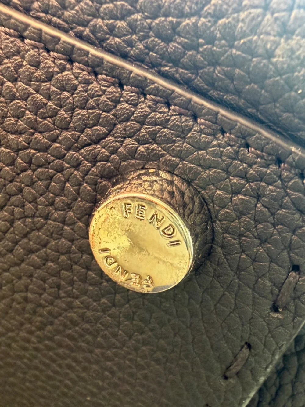 Fendi Selleria Monster Eyes Large Peekaboo Bag
